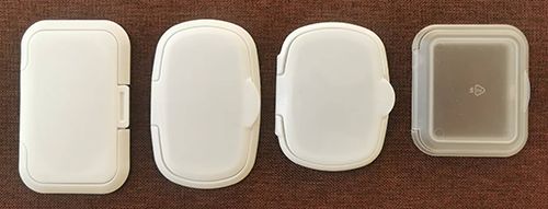 Curve-Edge Wet Wipes Lid SPL018 & SPL019