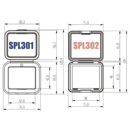 Square Slant-Edge Wet Wipes Lid Series - SPL301 & SPL302 Square Slant-Edge Wet Wipes Lid Series - SPL301 & SPL302