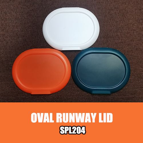 Oval Runway Design Wet Wipes Lid - SPL204