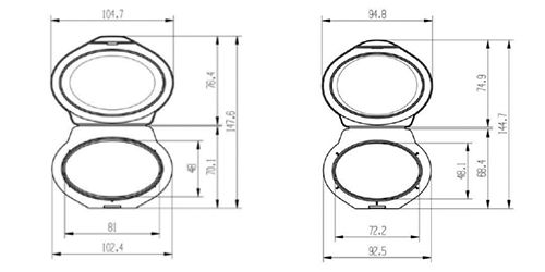 Pampers Oval Wet Wipes Lid - SPL213 & SPL214