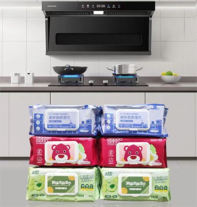 All Purpose Cleaning Solution: Surface Kitchen Bathroom Scrub Wipes (Dual-Sided Cleaning Wipes)